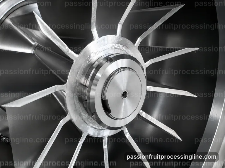 Industrial Passion Fruit Juice Line: Operating Principle Interface industrial passion fruit juice line, operating principle: pulp scooping with gentle seed separation section connection view